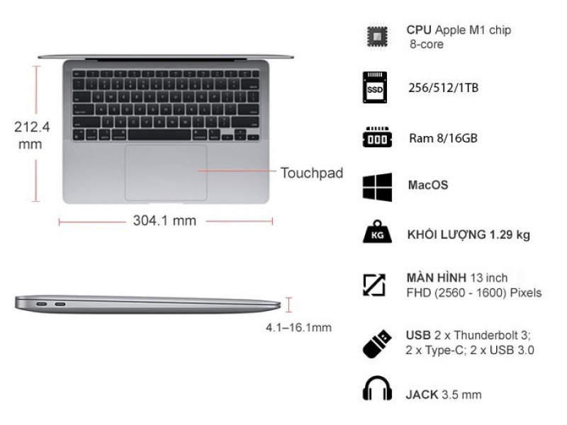 Macbook Air 13 M1
