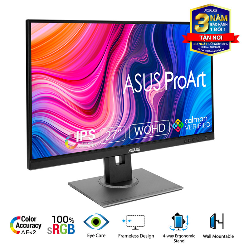 Màn hình ASUS ProArt PA278QV (27 inch/WQHD/IPS/75Hz/5ms)