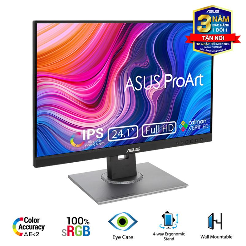 Màn hình ASUS ProArt PA248QV (24 inch/WUXGA/IPS/75Hz/5ms)