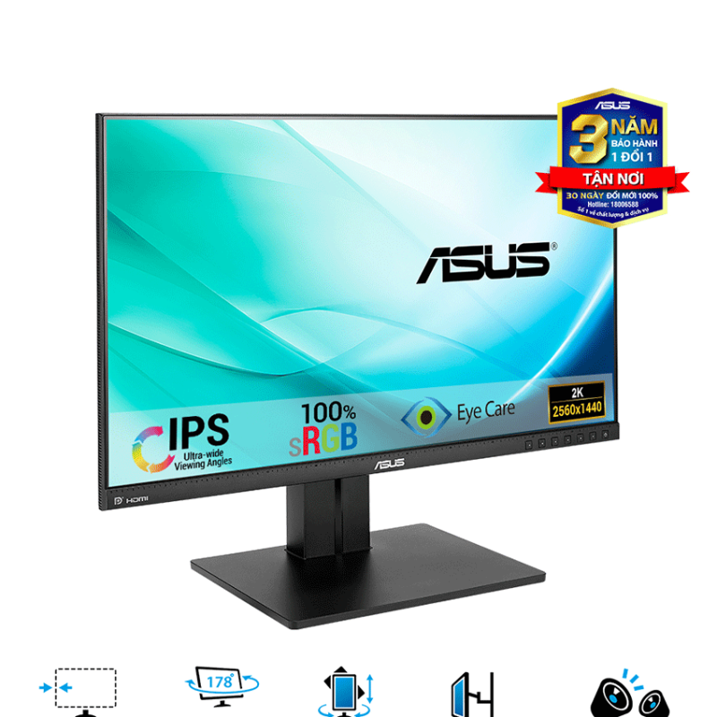 Màn hình Asus Pro Art PB258Q (25inch/QHD/IPS/80Hz/5ms)