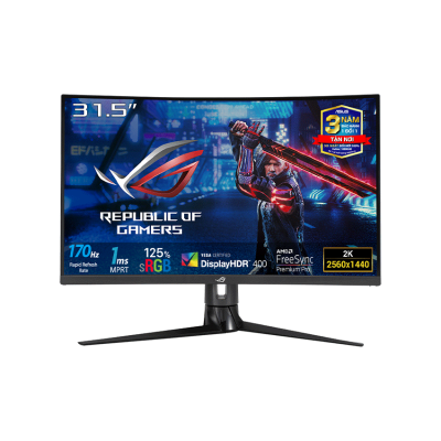 Màn hình ASUS ROG Strix XG32VC (31.5 inch/WQHD/VA/170Hz/1ms/cong)