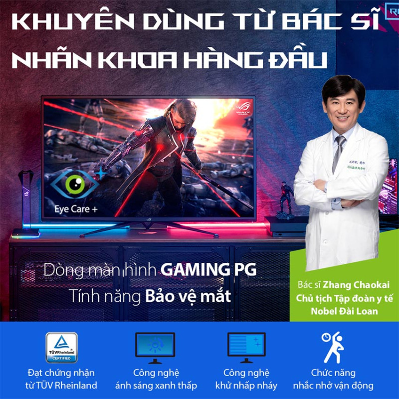 Màn hình Asus PG279QE (27 inch/QHDIPS/165Hz/4ms)