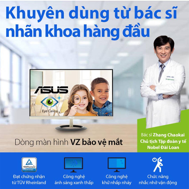 Màn hinh Asus VZ279HE (27 inch/FHD/IPS/75Hz/5ms/250nits/HDMI+VGA)