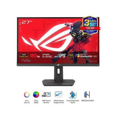 Màn hình ASUS ROG XG27ACS (27 inch/QHD/Fast IPS/180Hz/1ms/USB-C)