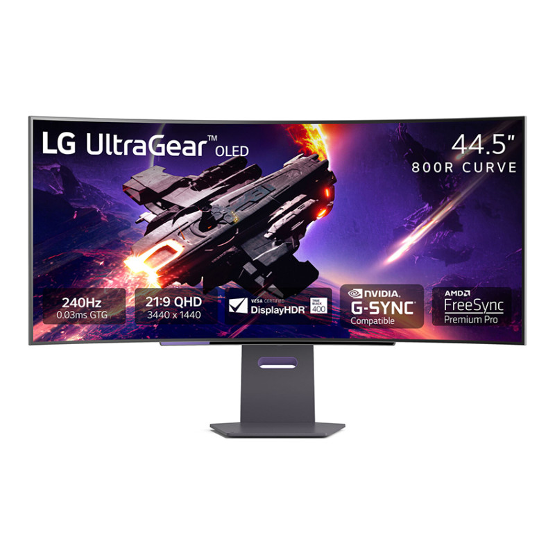 Màn hình LG UltraGear 45GS95QE-B (45 inch/OLED/QHD/240Hz/0.03ms/cong)