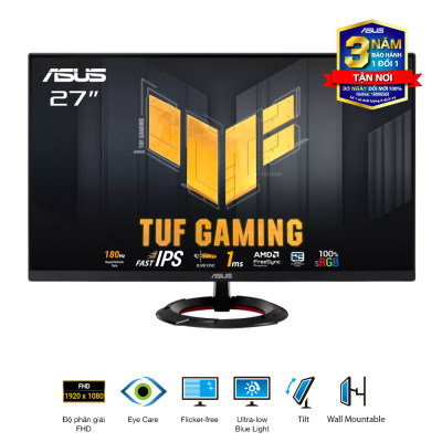 Màn hình ASUS TUF VG279Q3R (27 inch/FHD/IPS/180Hz/1ms/loa)