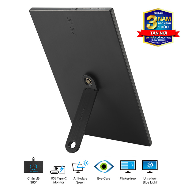 Màn hình di động ASUS ZenScreen MB169CK (15.6 inch/FHD/IPS/60Hz/5ms)