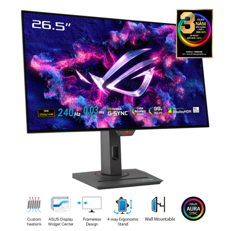 Màn hình Asus ROG Strix XG27AQDMG (27 inch/QHD/WOLED/240Hz/0.03ms)