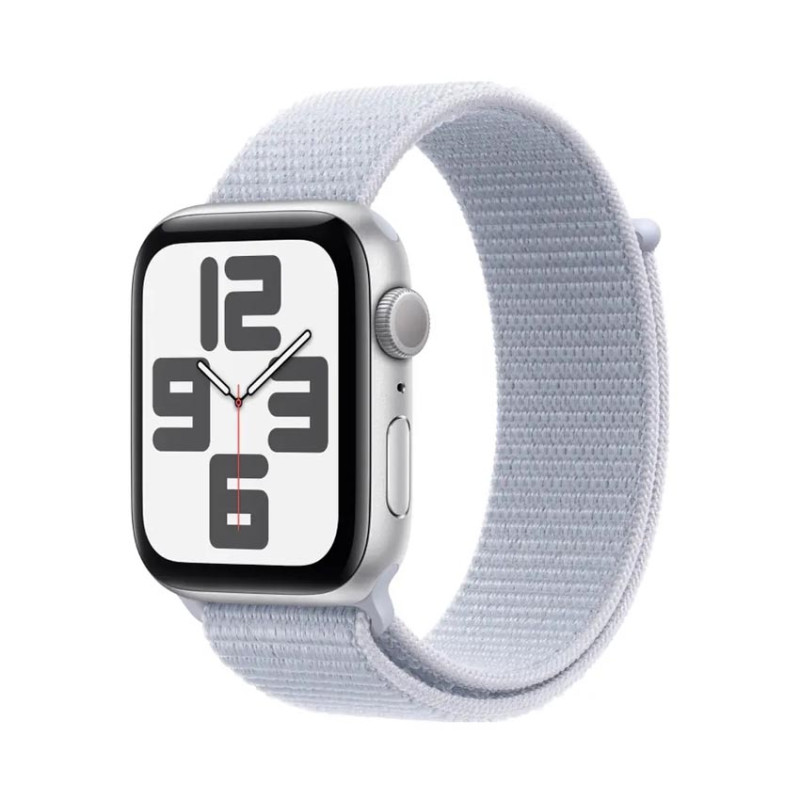 Đồng hồ Apple Watch SE 2024 GPS 44mm Viền Nhôm Dây Vải Silver
