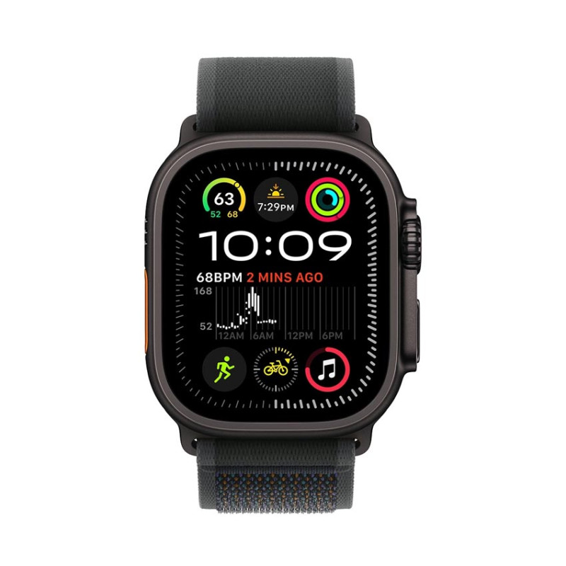 Đồng hồ Apple Watch Ultra 2 GPS + Cellular 49mm Viền Black Titanium Dây Trail M/L