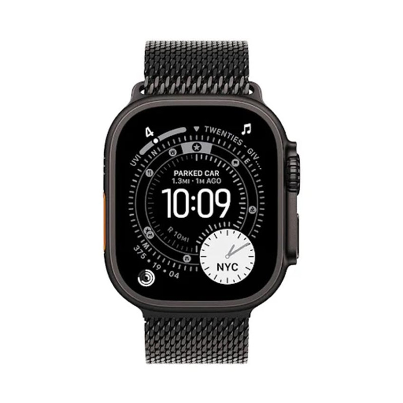 Đồng Hồ Apple Watch Ultra 3 GPS + Cellular 49mm Viền Black Titanium Dây Milanese Size S