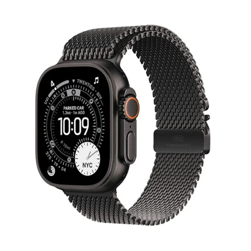 Đồng Hồ Apple Watch Ultra 3 GPS + Cellular 49mm Viền Black Titanium Dây Milanese Size S