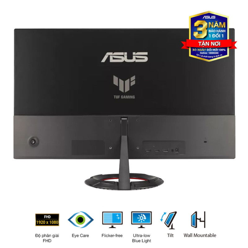 Màn hình ASUS TUF VG249Q3R (23.8 inch/FHD/Fast IPS/180Hz/1ms/loa)