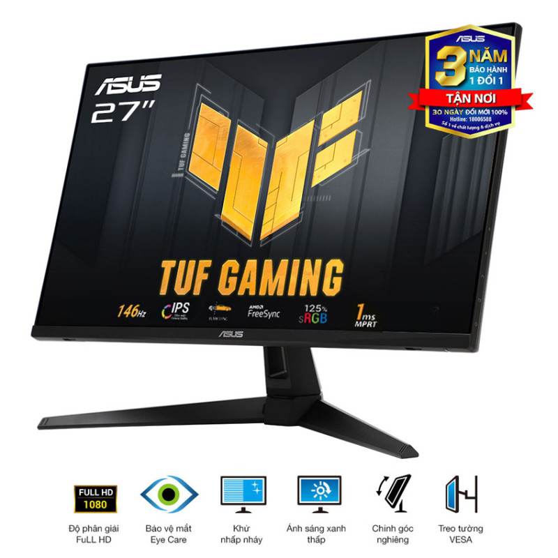 Màn hình ASUS TUF VG279QE5A (27 inch/FHD/IPS/146Hz/1ms/loa)