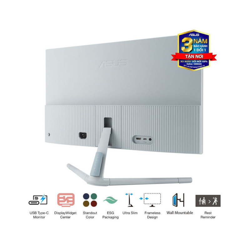 Màn hình ASUS VU249CFE-G (23.8 inch/FHD/IPS/100Hz/1ms/USB-C 15W)