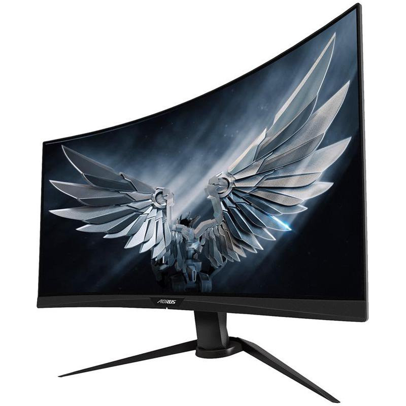 Màn hình Gaming Gigabyte Aorus CV27F (27 inch/FHD/VA/165Hz/1ms/350cd/m²/DP+HDMI/Màn hình cong)