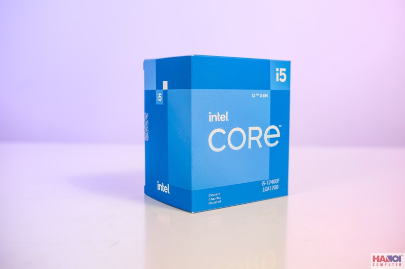 CPU Intel Core i5-12400F (Up to 4.4Ghz, 6 Nhân 12 Luồng, 18MB Cache, Socket Intel LGA 1700)